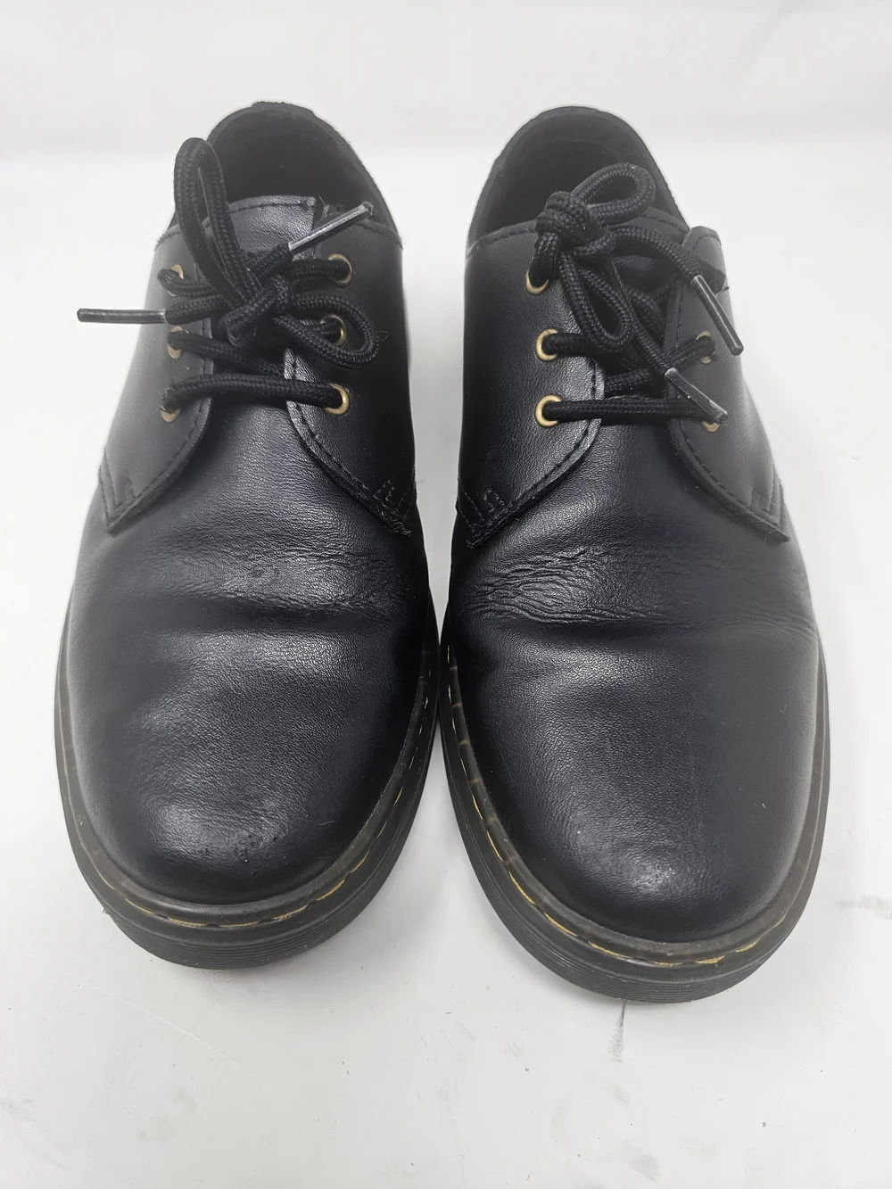 Dr. Martens Mens Black Zavalalo LA004 Leather Round Toe Oxford Shoes Size US 9 M